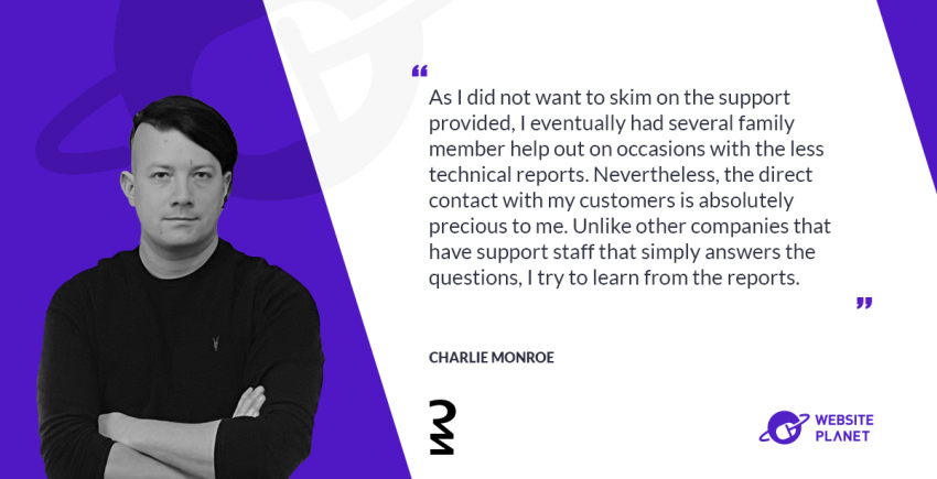 Charlie Monroe: A small family business making apps for iOS and macOS.