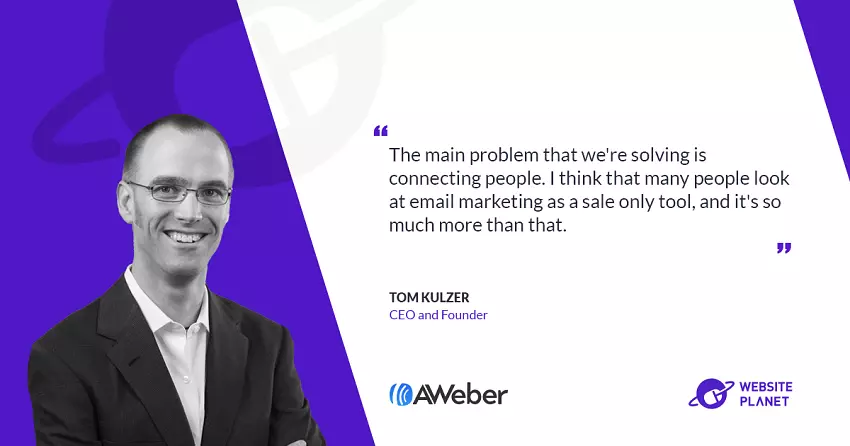 Grow, sell, and engage with your audience with the help of AWeber