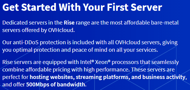 feature-list-for-ovhcloud's-rise-servers