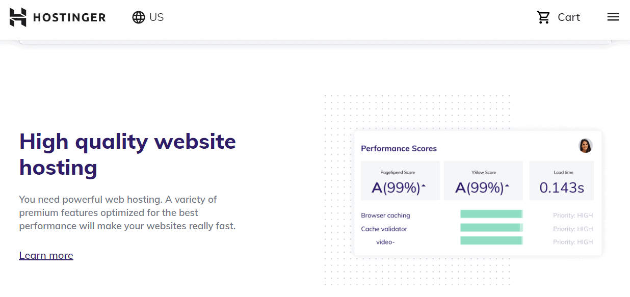 hostinger-performance-scores