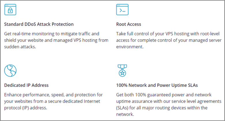 Liquid Web managed VPS feature list