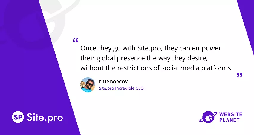 Site.pro – Professional Website Builder for Your Business