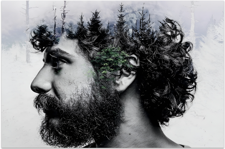 Double Exposure Filter Example Image.
