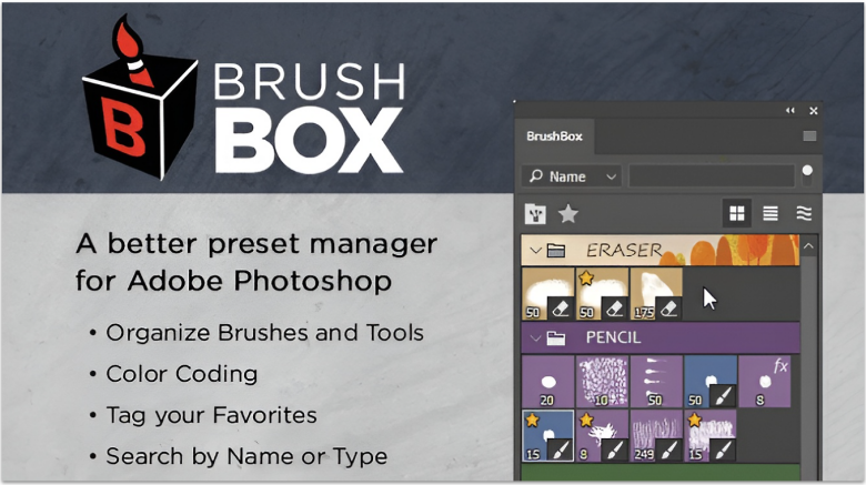 BrushBox Homepage.