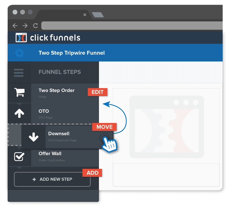 clickfunnels'-drag-and-drop-sales-funnel-builder