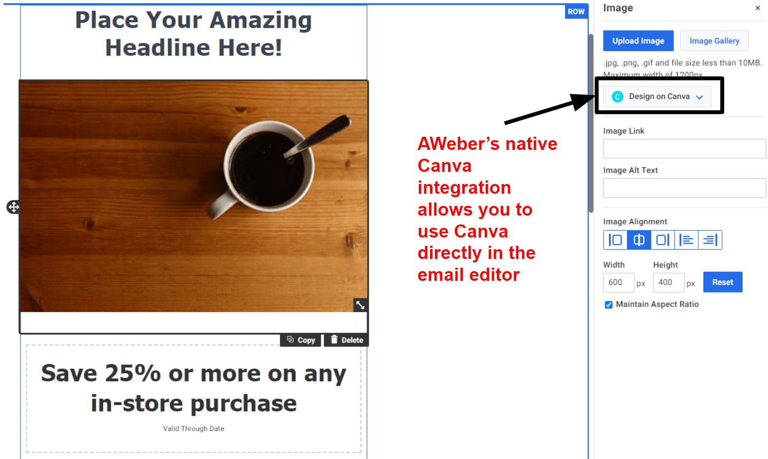 aweber's-drag-and-drop-email-editor