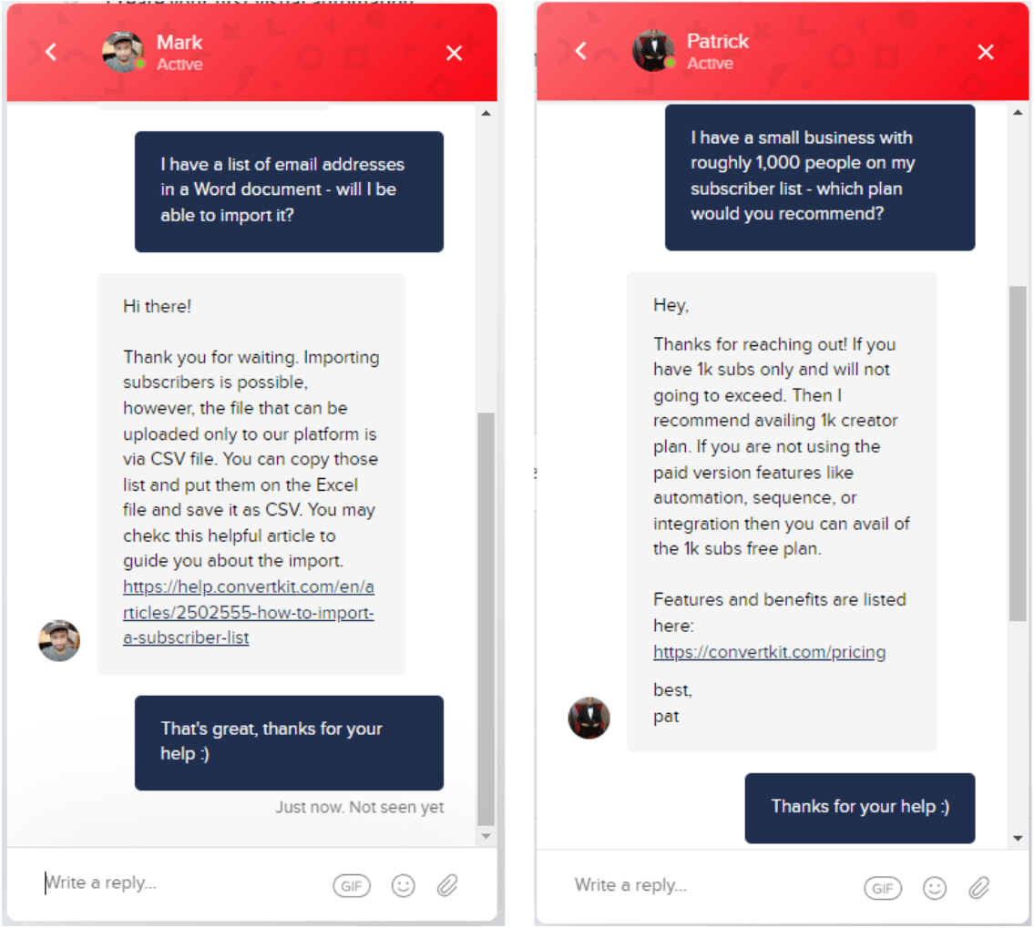 convertkit's-live-chat-customer-service