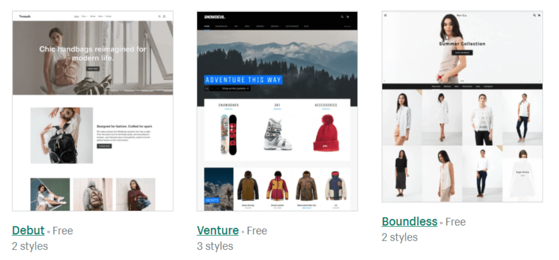 shopify-free-themes