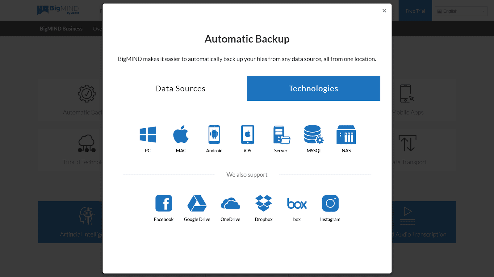 zoolz-screenshot-technology-compatibility