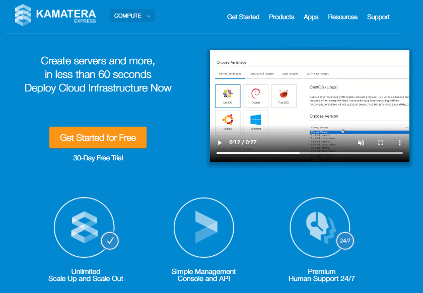 Kamatera Express server setup