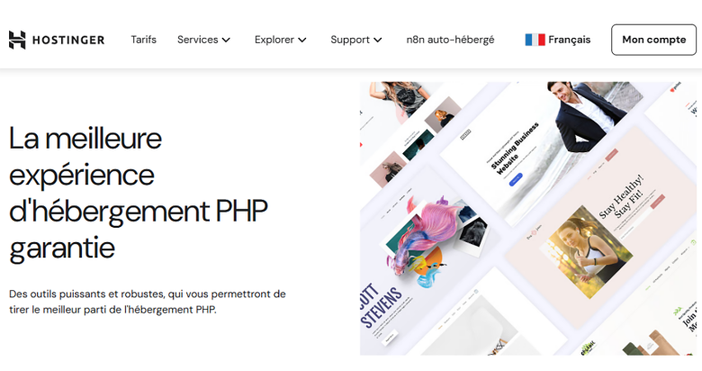 Fonctionnalités d'hébergement PHP chez Hostinger
