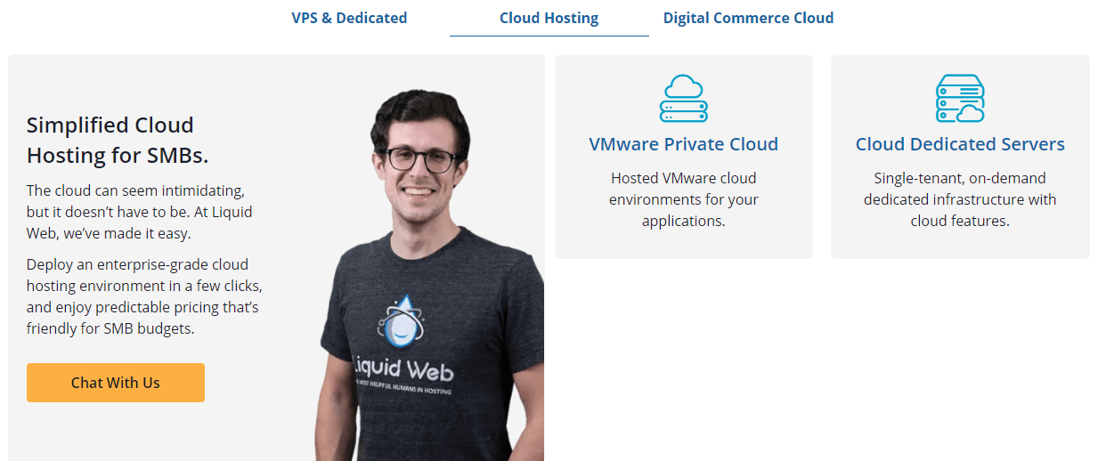 Liquid Web Cloud hosting plans