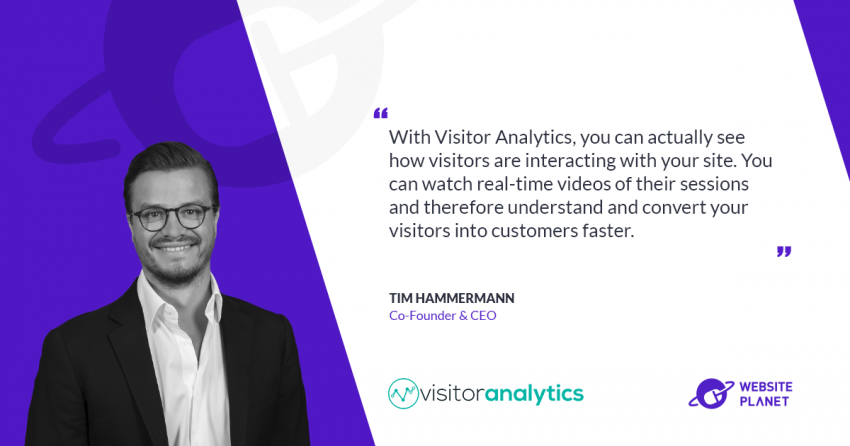 Track and analyze your statistics and visitors in one application with Visitor Analytics