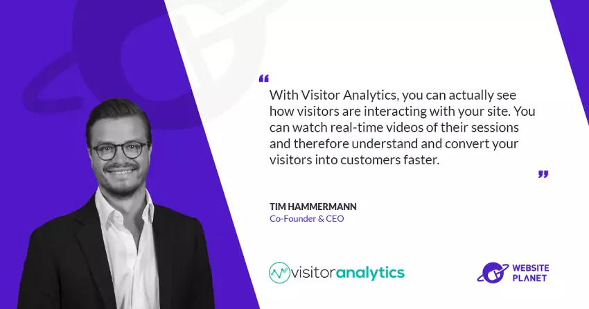 Track and analyze your statistics and visitors in one application with Visitor Analytics