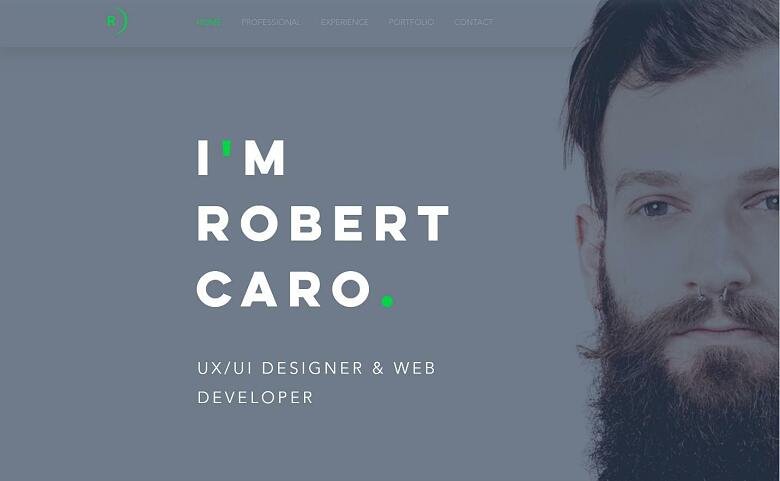 Wix UX Designer template