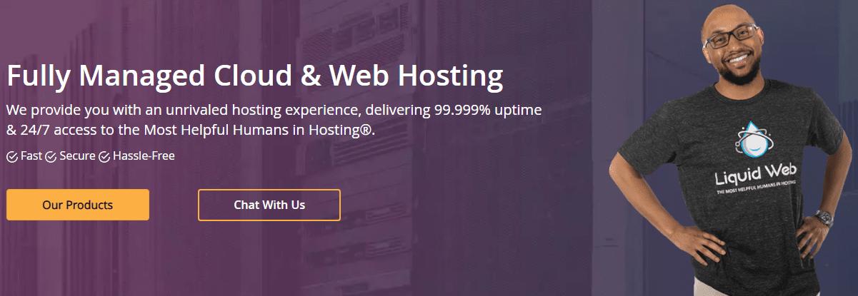 Liquid Web 99.999% uptime