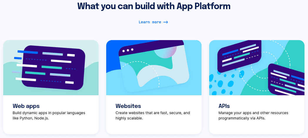 DigitalOcean's App Platform case uses