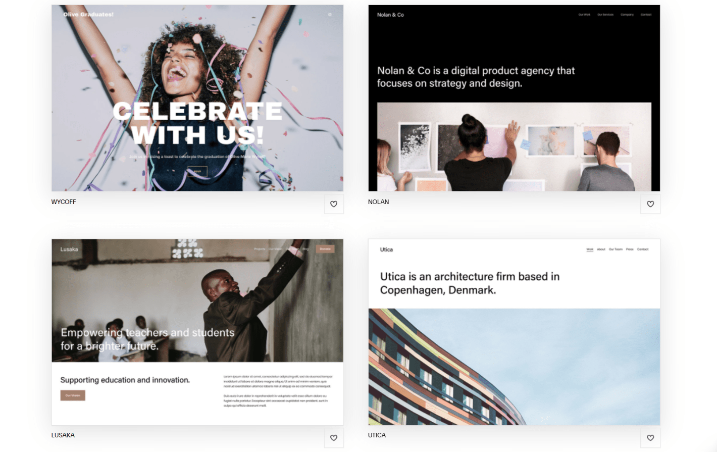 Squarespace templates