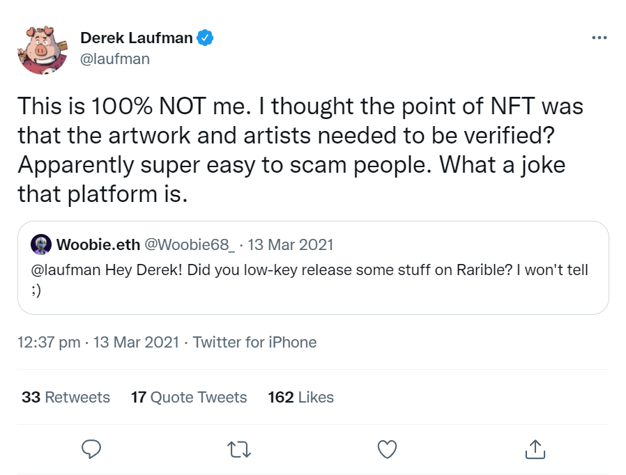 Derek Laufman NFT