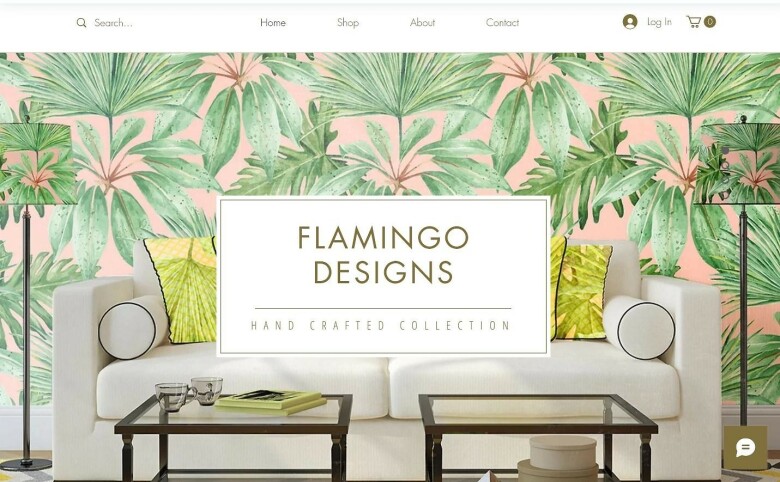 Wix Home Goods Store template.