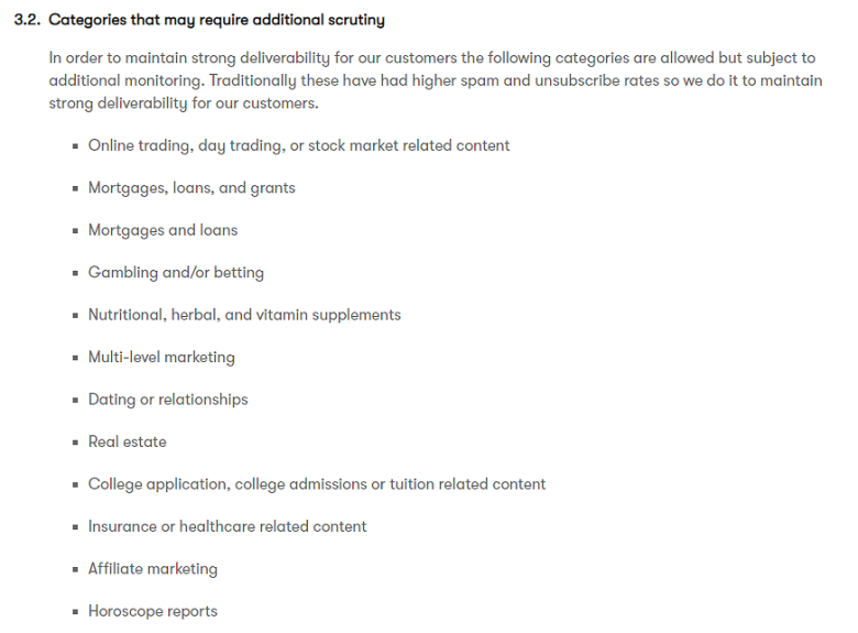 Drip's affiliate marketing policy