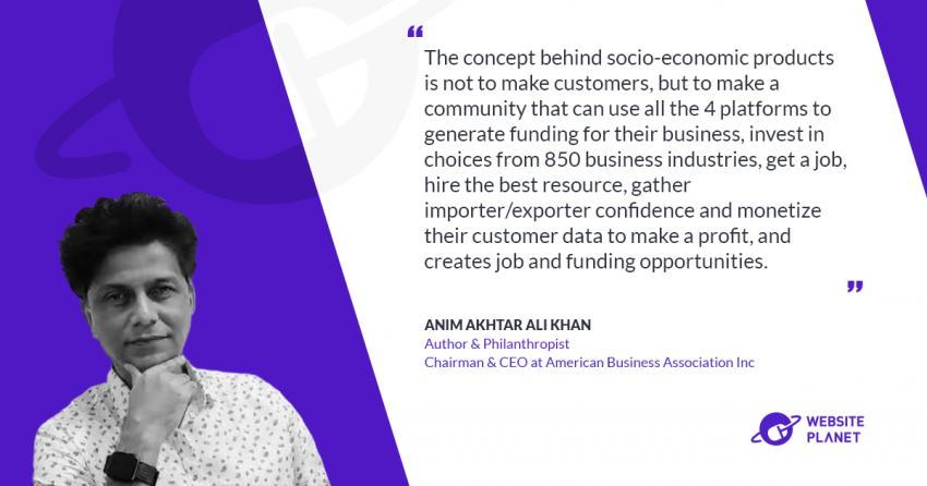 Making a Socio-economic Impact With Anim Akhtar Ali Khan