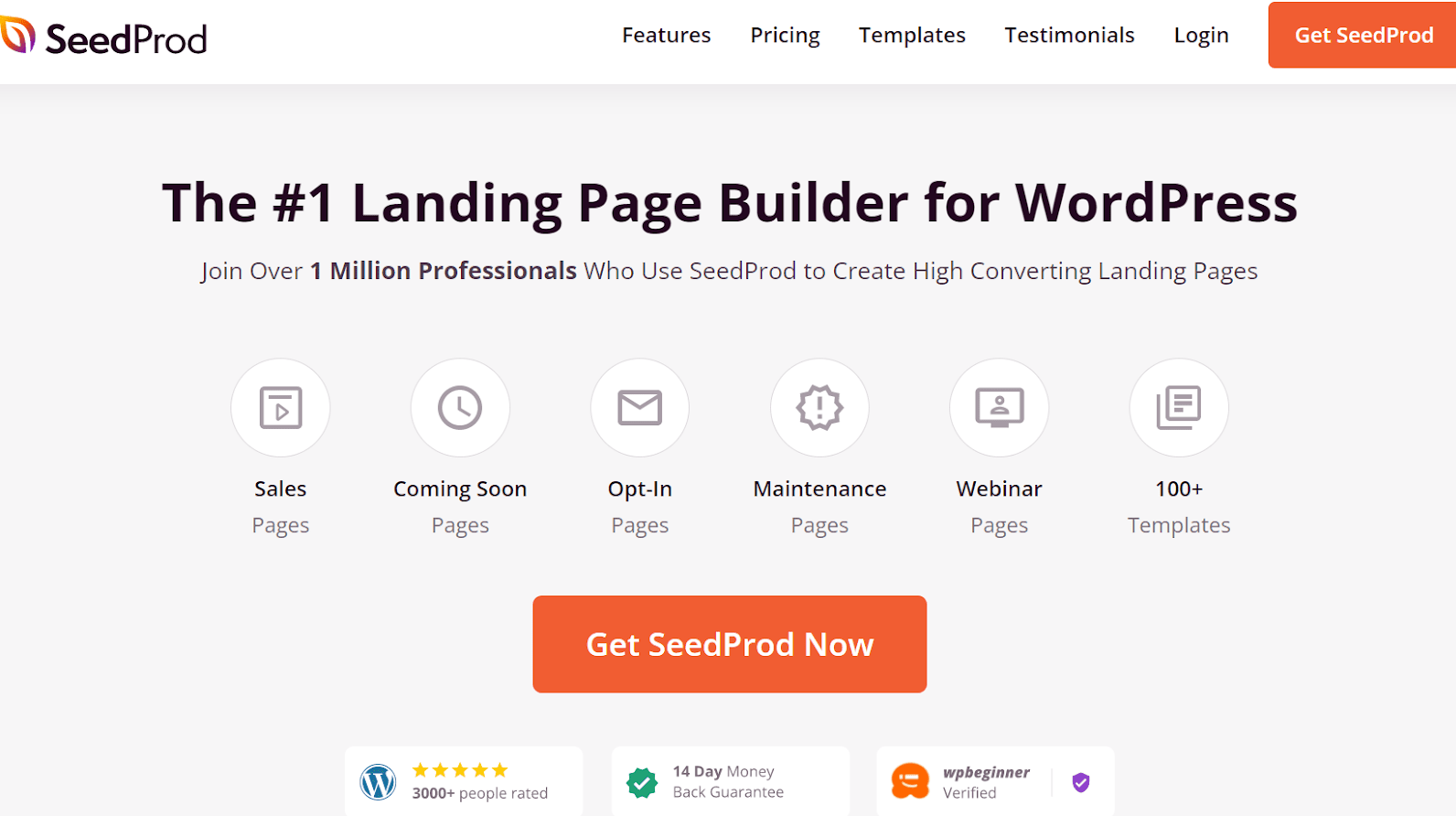 SeedProd Homepage
