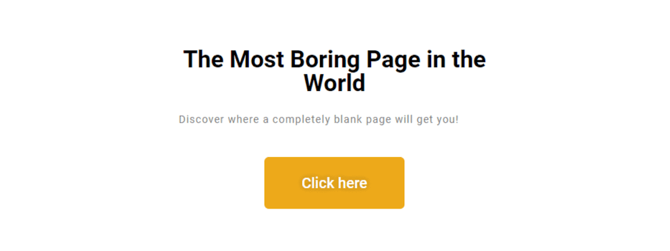 Boring Landing Page