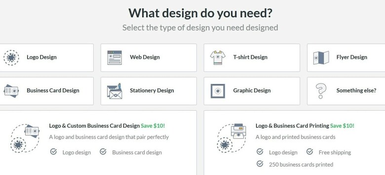 DesignCrowd homepage