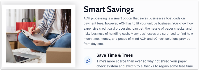 National processing smart savings