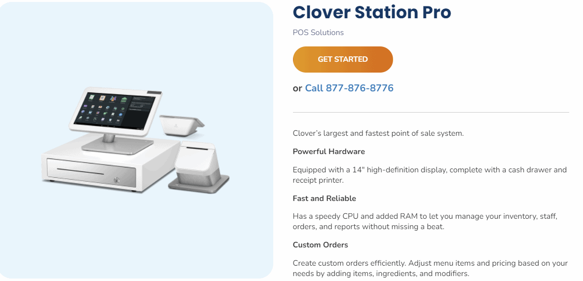 Payment Depot's Clover Station Pro PoS terminal