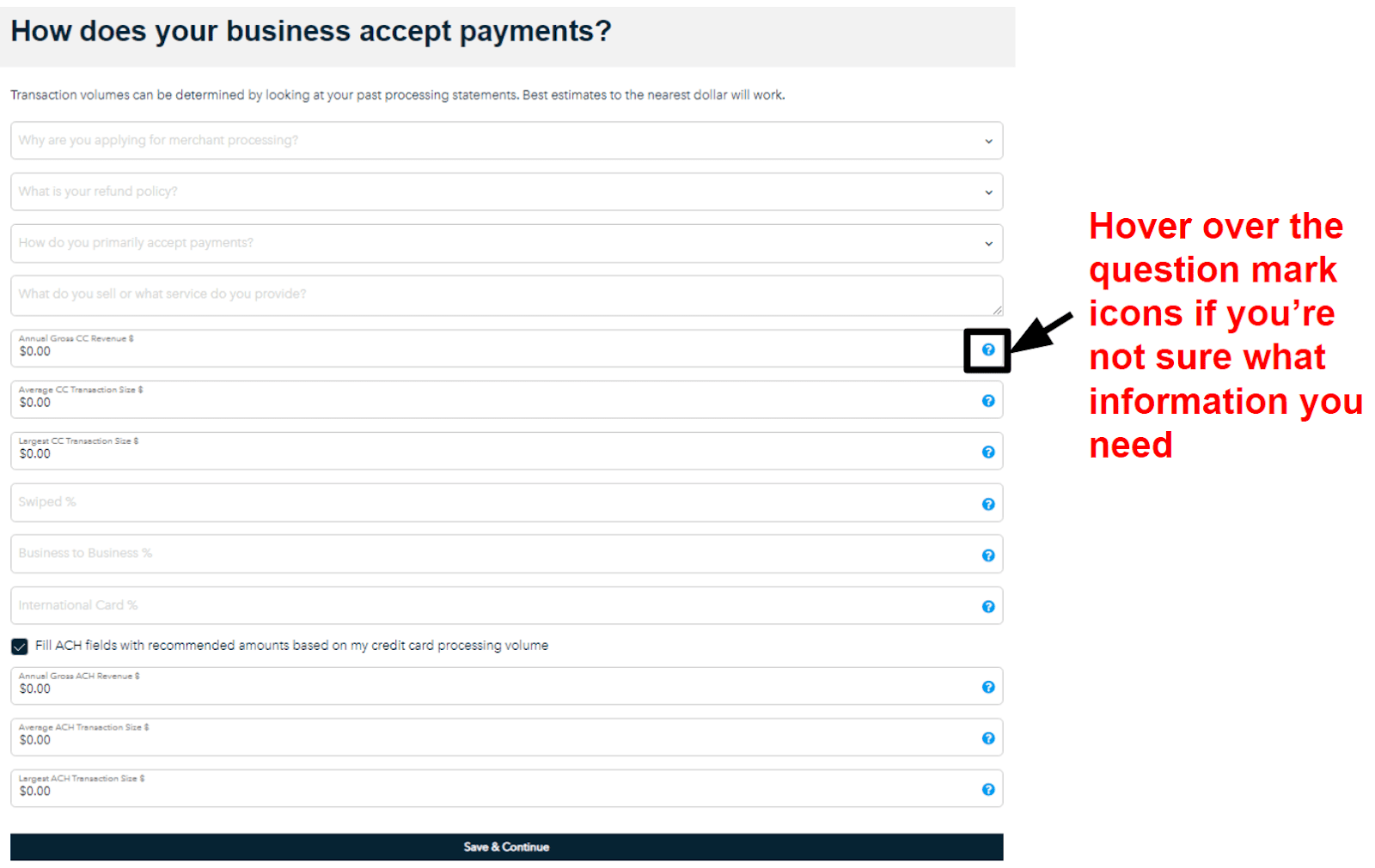 Applying for a Stax merchant account
