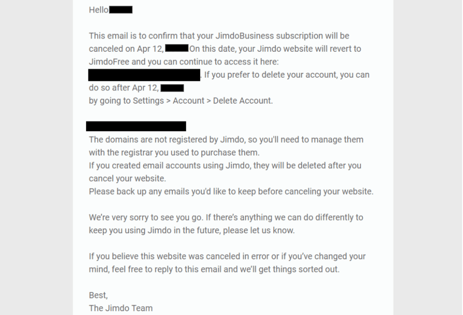 How to Cancel Your Account with Jimdo and Get a Refund