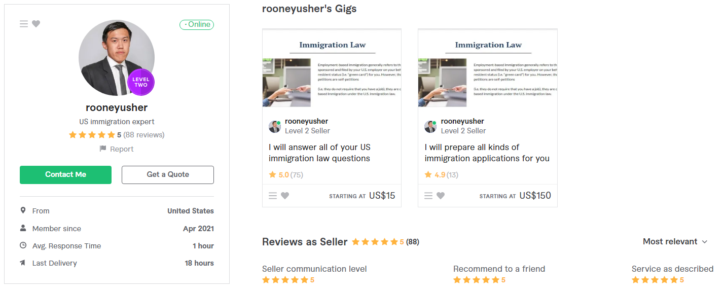 Rooneyusher on Fiverr