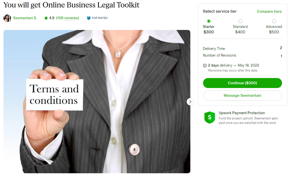 Seemantani S. on Upwork