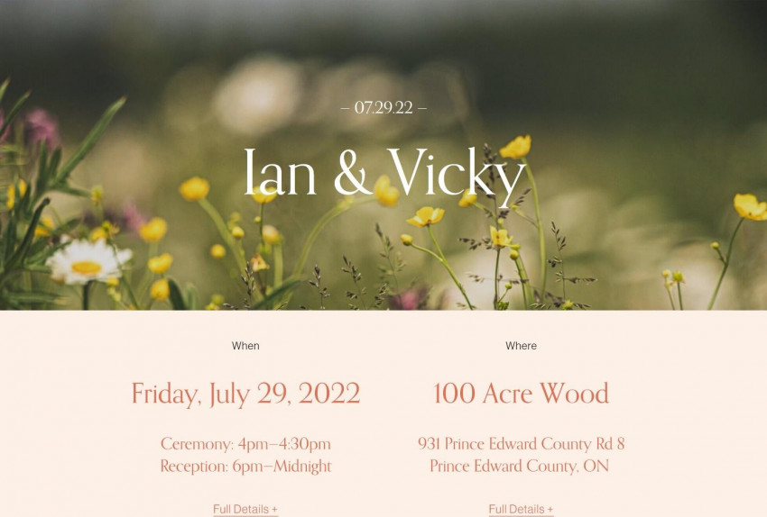 Ian & Vicky homepage.
