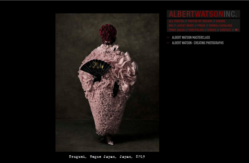 Albert Watson homepage