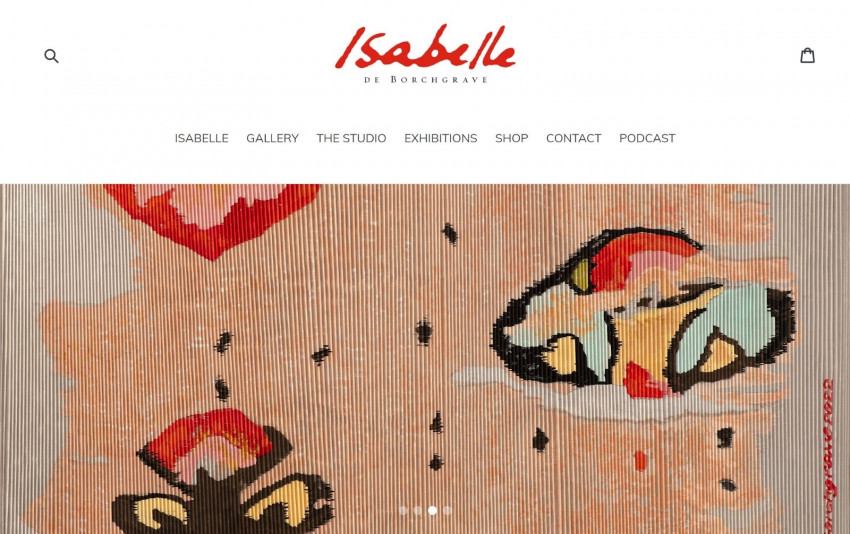 Isabelle de Borchgrave homepage
