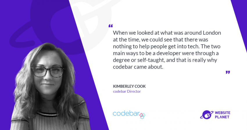 Enable minority group members to learn programming in a safe and collaborative environment with codebar