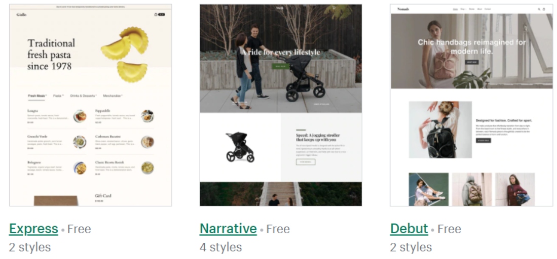 Shopify Free Themes