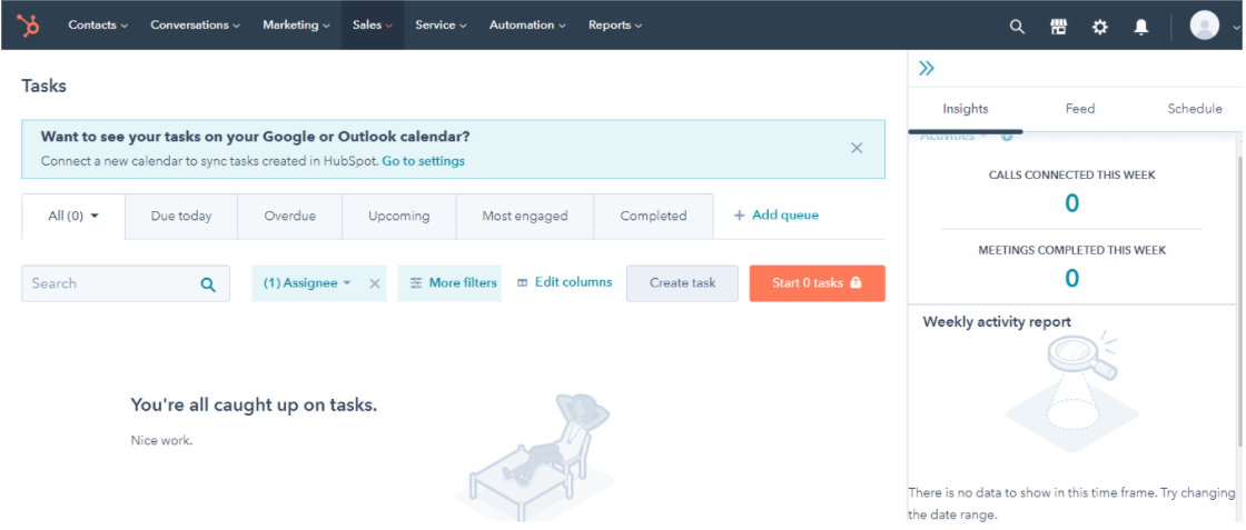 HubSpot's Task Creation Tools