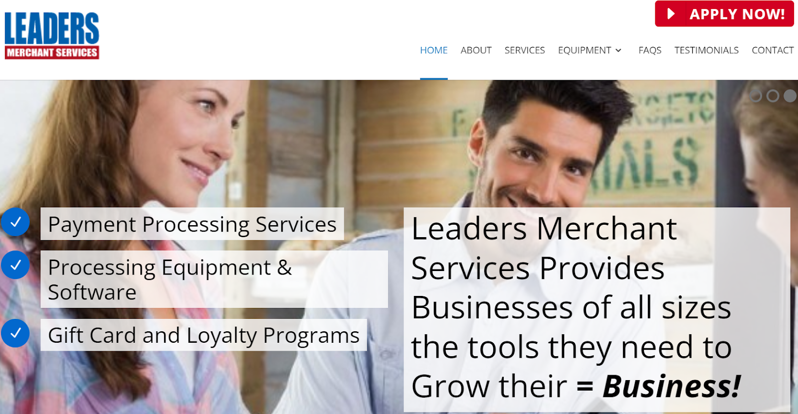 LMS homepage