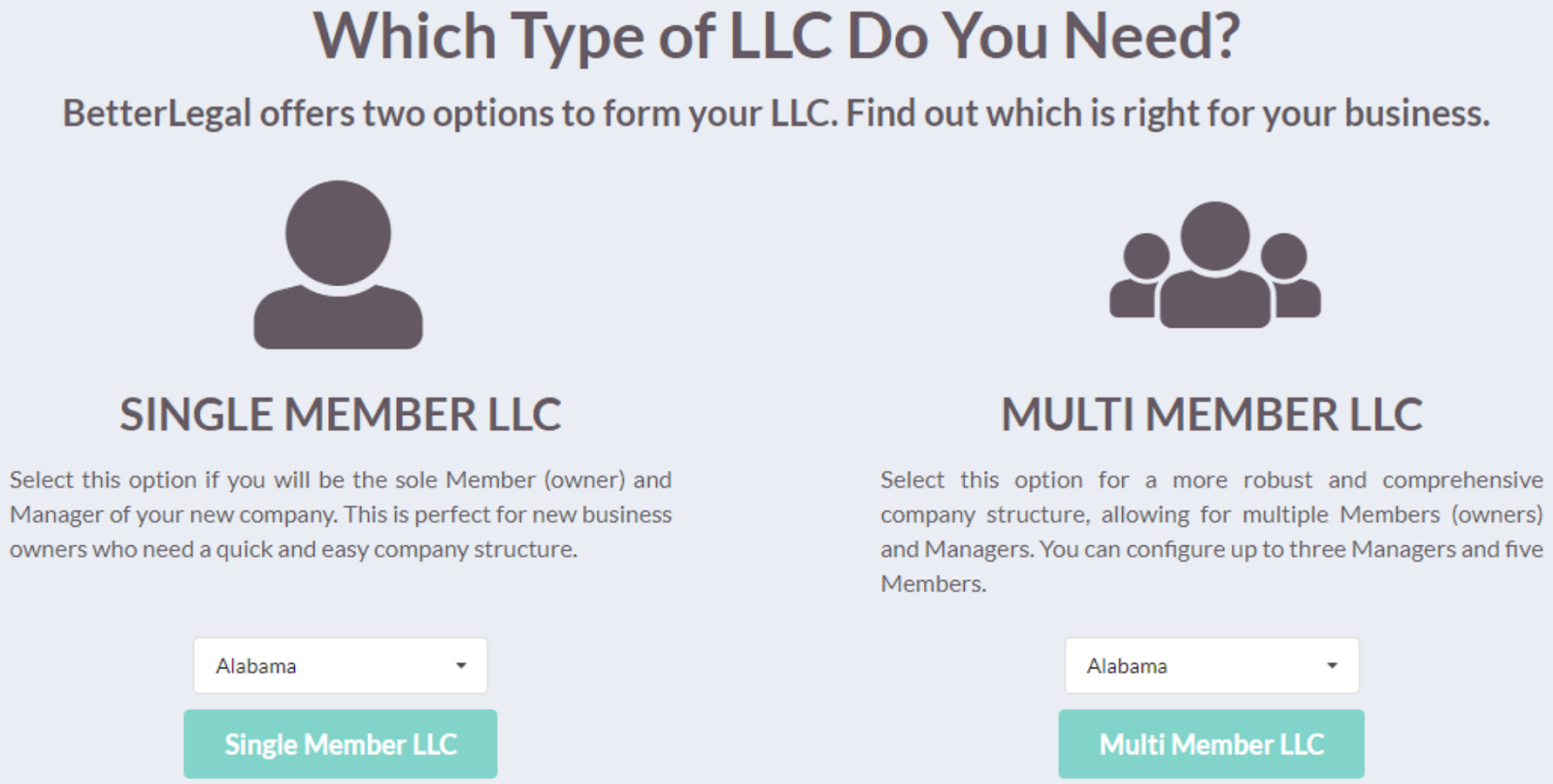 BetterLegal LLC registration process