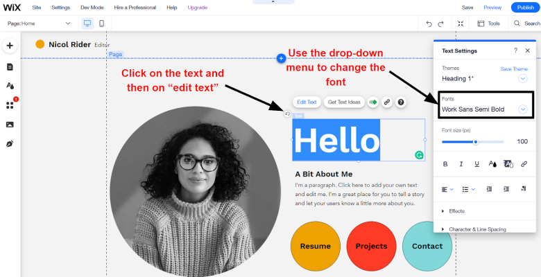 wix-drop-down-menu