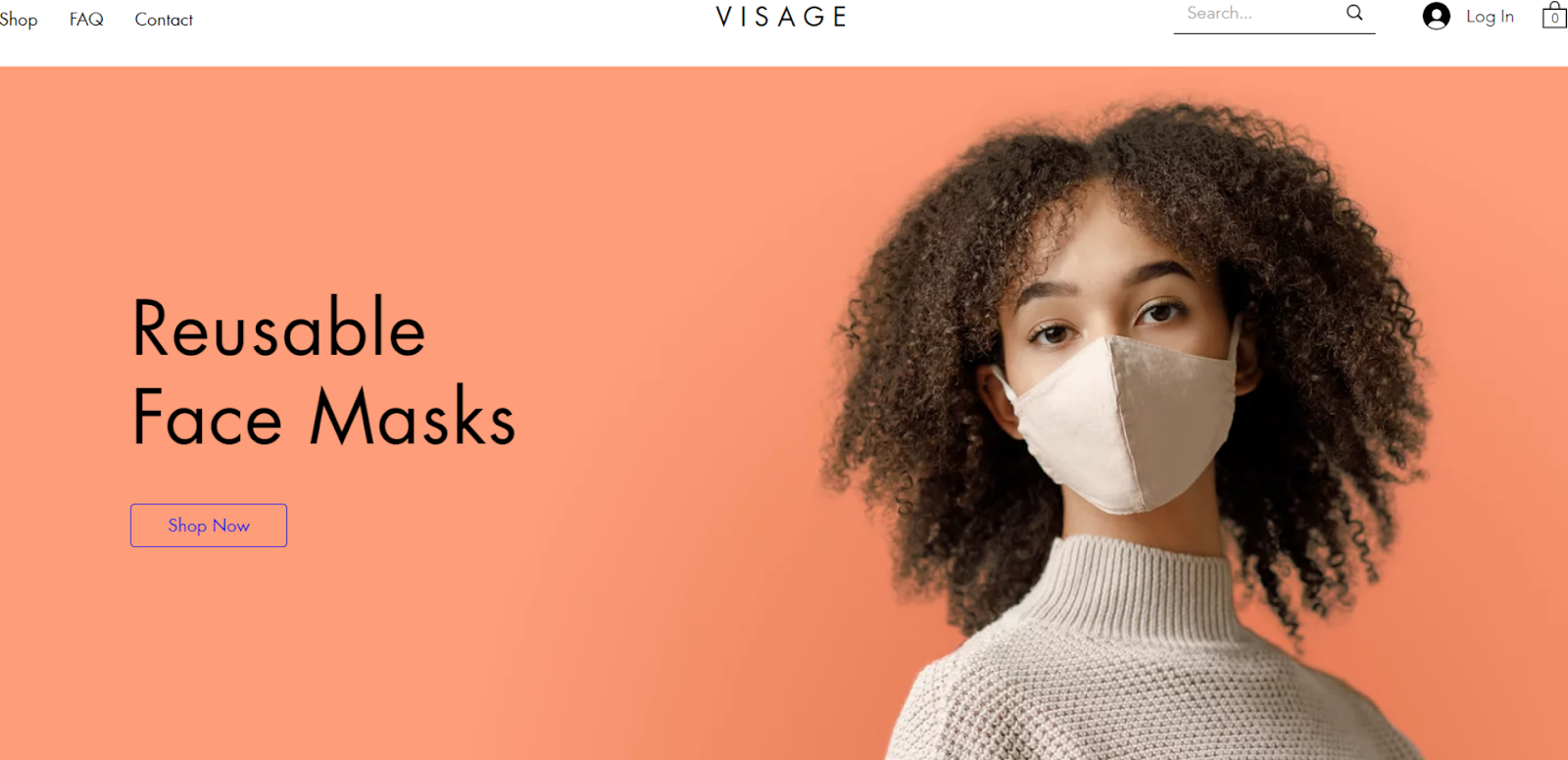 Wix Face Mask Store
