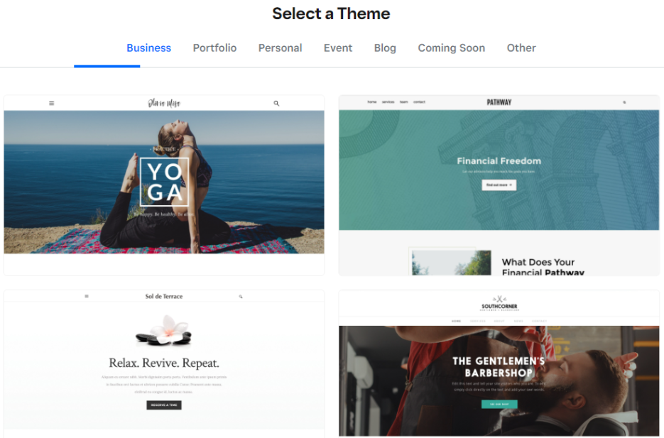 Weebly Themes