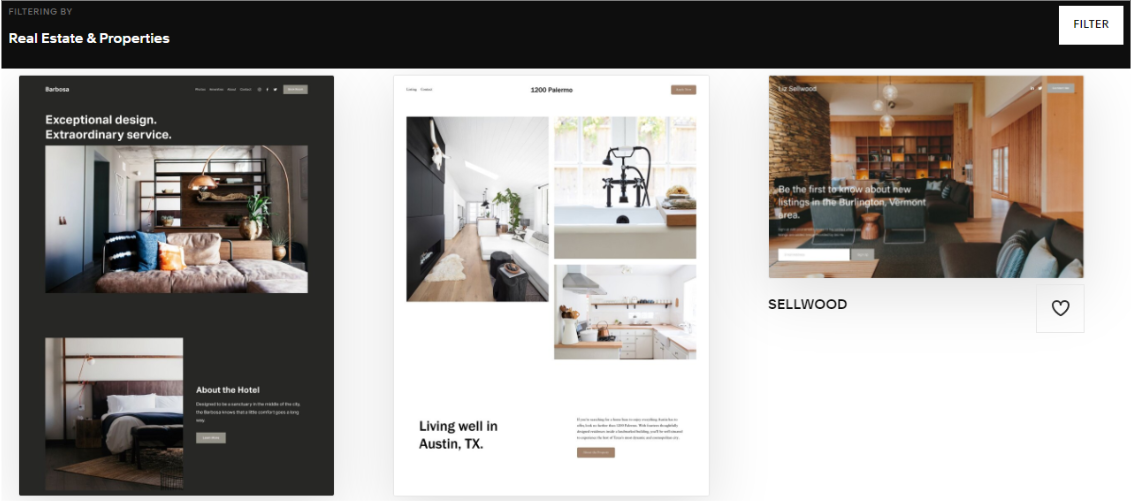 Squarespace Template Library