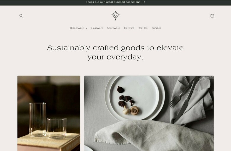 Shopify Craft theme.