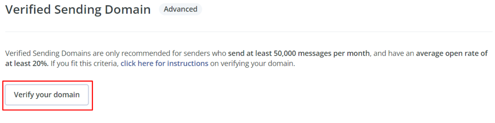 ConvertKit verified sending domain set up