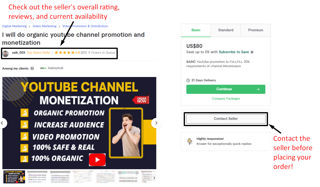 Fiverr Promotion - Top Rated Sellers